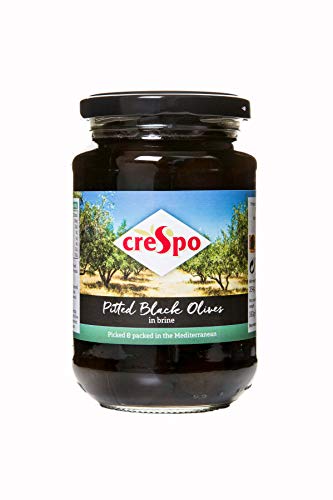 Crespo - Pitted Black Olives In Brine - 354g