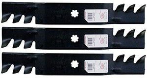 Rotary 48" 11596 Lawn Mower Blade Set - 3 Blades - Aftermarket Replacement for John Deere Part #: GX21784 GX21786 GY20852