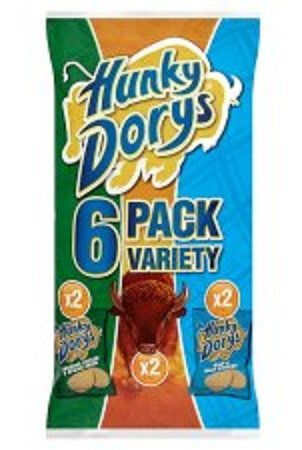 HUNKY DORY Crisps from Ireland - VARIETY 6 PACK