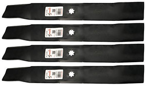 Rotary (4) 12380 Mower Blades for John Deere M154061, M154062, 42" Deck