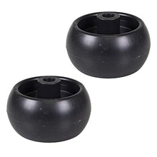 Load image into Gallery viewer, 1 Set of 2 Plastic Lawnmower Deck Wheels for Snapper, Simplicity, Snapper Pro, &amp; Ferris 1500 Series 1714760
