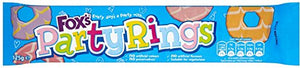 Fox's 12 X Foxs Party Rings Fl. 0.79 125G (12 Pack Bundle)