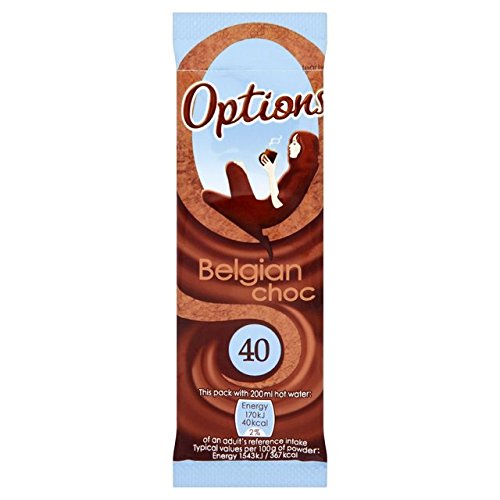 Options Belgian Chocolate Sachet 11G