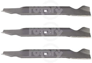 Rotary 3 Pack Blades for MTD 742-04126 742-04308 742-0616A 742-0656 942-0616A 942-0656