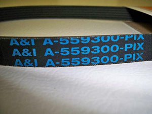 Belt Made w/ Kevlar for Toro: 55-9300 Simplicity: 1663885SM & More. 6 Rib X 34"