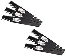 Load image into Gallery viewer, (6) Rotary 6496 Mower Blades for John Deere AM31100, 46&quot; 47&quot; 48&quot; Deck
