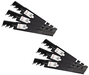 (6) Rotary 6496 Mower Blades for John Deere AM31100, 46" 47" 48" Deck