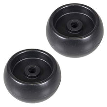 Load image into Gallery viewer, 1 Set of 2 Plastic Lawnmower Deck Wheels for Snapper, Simplicity, Snapper Pro, &amp; Ferris 1500 Series 1714760
