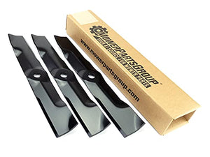 3 Pack Mower Blades for John Deere M115495 48" Decks