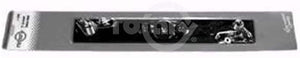 Rotary Thatcher Blade 16"x1" Carded Universal 16248