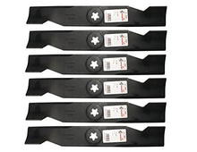 Load image into Gallery viewer, Rotary (6) 9907 Mower Blades for Roper Sears Poulan 532180054 48in. Deck
