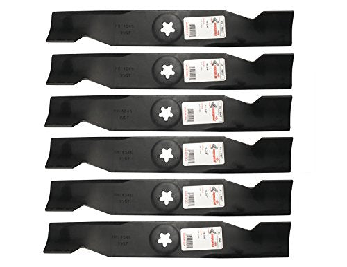 Rotary (6) 9907 Mower Blades for Roper Sears Poulan 532180054 48in. Deck