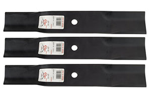 3 Rotary Mower Blades - Toro Groundmaster 1144 117 Wheel Horse 54-0010 44 Deck 55-4940 106-0630 554940 54-0010-03