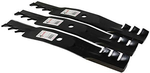 Rotary 54" 14475 Copperhead Toothed Mulching Lawn Mower Blade Set - 3 Blades - Aftermarket Replacement for John Deere Part #MIU11251, M145516