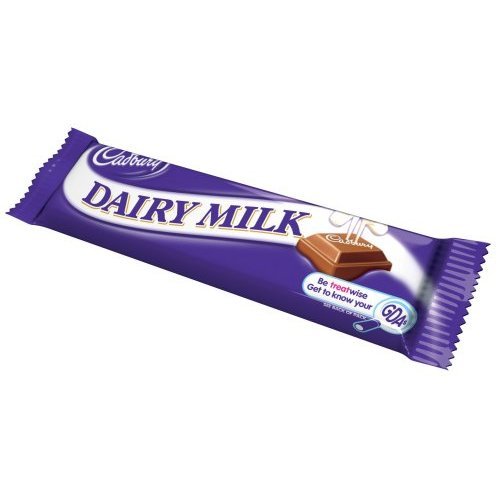 Cadbury Dairy Milk, 1.73-Ounce Units (Pack of 24)