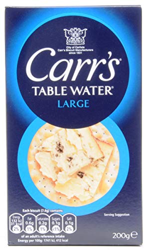 Carr's Table Water Biscuits (200g) - Pack of 2
