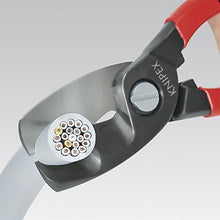 Load image into Gallery viewer, KNIPEX Tools - Cable Shears, Twin Cutting Edge (9511200), 8 inches
