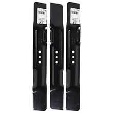 Load image into Gallery viewer, 3pk Stens Mulching Blades Compatible with John Deere 21&quot; Deck JS60 JS60H JS61 JS63 JS63C JS63E Replaces GC00175 GC00344
