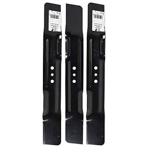 3pk Stens Mulching Blades Compatible with John Deere 21" Deck JS60 JS60H JS61 JS63 JS63C JS63E Replaces GC00175 GC00344