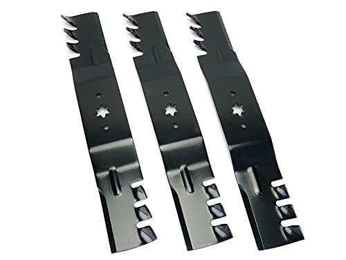 Set Of 3 Blades Replaces MTD 742-0677A 942-0677 OREGON 98-672
