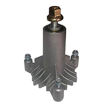 Load image into Gallery viewer, New Replacement for 130794 Spindle, or Mandrel, Craftsman, Poulan, Husqvarn, More.... with pre-tapped mounting holes and 3 mounting bolts
