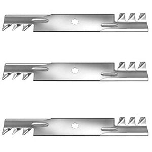 Set Of 3 Blades Replaces JOHN DEERE GX21784 GX21786 GY20852 STENS 330-318