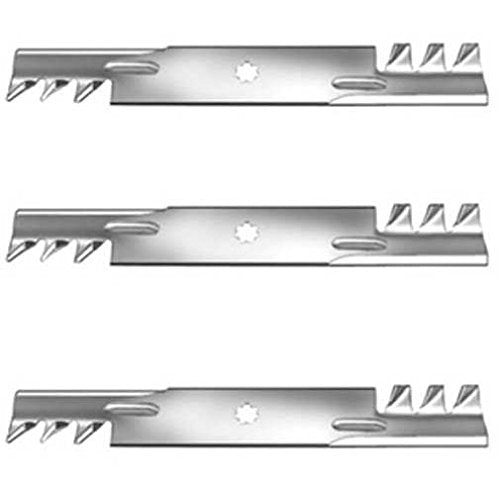 Set Of 3 Blades Replaces JOHN DEERE GX21784 GX21786 GY20852 STENS 330-318