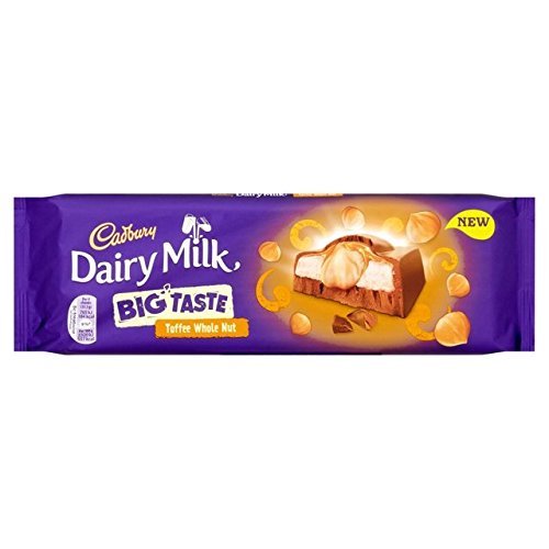 Cadbury Dairy Milk Big Taste Toffee Whole Nut Chocolate Bar by Cadbury