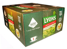 Load image into Gallery viewer, Lyons Tea Original Blend Box of 600 Tea Pryamid Bags
