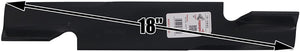 Rotary 3442 4 Mower Blades for Gravely Ferris Scag Simplicity 21 Length 2-1/2 Width .2040 Thickness 5/8 Center Hole Fits 52" Deck