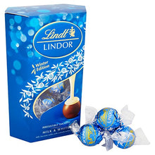 Load image into Gallery viewer, Lindt - Lindor Winter Edition - Milk &amp; White Cornet - 200g
