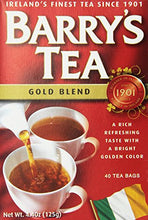 Load image into Gallery viewer, Barry&#39;s Tea, Gold Blend, 40 Tea Bags (Pack of 6)

