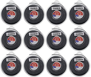 12 Pack of Vortex Trimmer Line 12167, 0.130 X 120' 1 LBS Donuts
