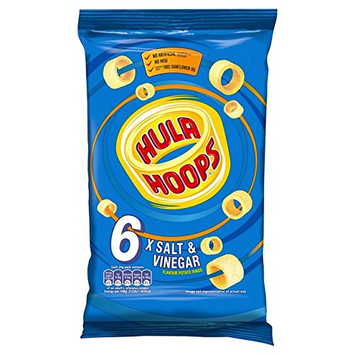 KP Hula Hoops 6 Pack Salt and Vinegar
