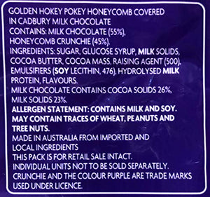 Cadbury Crunchie Bar Treat Size - 12pk