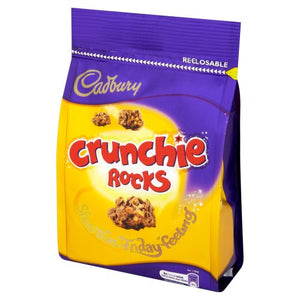 Cadbury Crunchie Rocks Sharing Bag 130 g (Pack of 5)