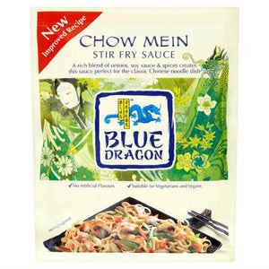 Blue Dragon Chow Mein Stir Fry Sauce Case Of 6 120G