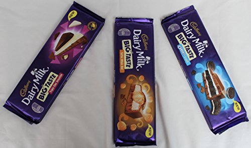 Cadbury Dairy Milk BIG TASTE Variety bars from England