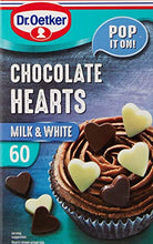 Load image into Gallery viewer, Dr. Oetker Chocolate Hearts Milk &amp; White (40g)
