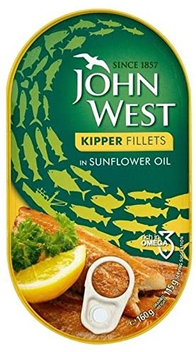 John West Kipper Fillets in Oil 160g - Pack of 2