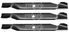 Load image into Gallery viewer, 3 Pack Mower Blades Fits AYP Roper Sears 127842 138497
