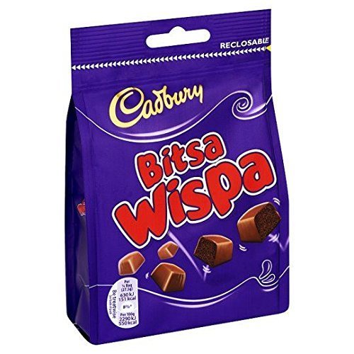Cadbury Bitsa Wispa Bag 110g British Chocolate by Cadbury