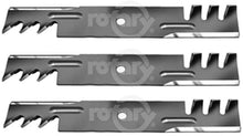 Load image into Gallery viewer, Rotary 3 Pack Lawn Mower Blades Fits Hustler 797704 797712
