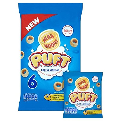 Hula Hoops Puft Salt & Vinegar 15g x 6 per pack