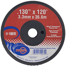 Load image into Gallery viewer, Rotary 10070 Vortex Trimmer Line .130 x 120&#39; Sm Spool, Black
