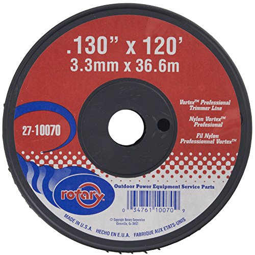 Rotary 10070 Vortex Trimmer Line .130 x 120' Sm Spool, Black