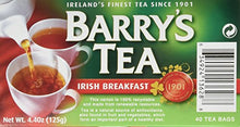 Load image into Gallery viewer, Barry&#39;s Tea, Irish Breakfast, 40 Tea Bags (Pack of 6)
