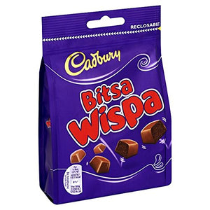 Cadbury Bitsa Wispa Chocolate Bag 110G (Pack Of 10 X 110G)