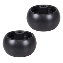 Load image into Gallery viewer, 1 Set of 2 Plastic Lawnmower Deck Wheels for Snapper, Simplicity, Snapper Pro, &amp; Ferris 1500 Series 1714760
