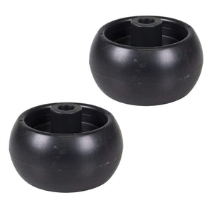1 Set of 2 Plastic Lawnmower Deck Wheels for Snapper, Simplicity, Snapper Pro, & Ferris 1500 Series 1714760